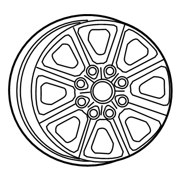 2022 Ram 2500 Spare Wheel - 6MH99AAAAA