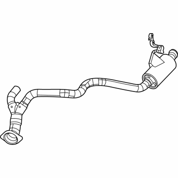 2022 Ram 1500 Muffler - 68268211AF