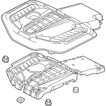 2023 Jeep Wagoneer Engine Cover - 68465661AC