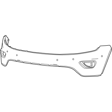 Mopar 68312862AA Front Upper Bumper Cover