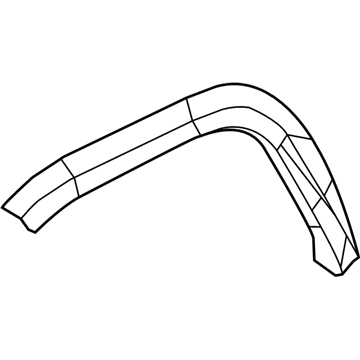 Mopar 1UW91RXFAE Molding-Wheel Opening Flare