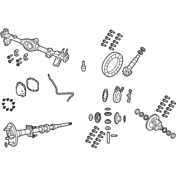 Mopar 68401360AD Axle-Service Rear