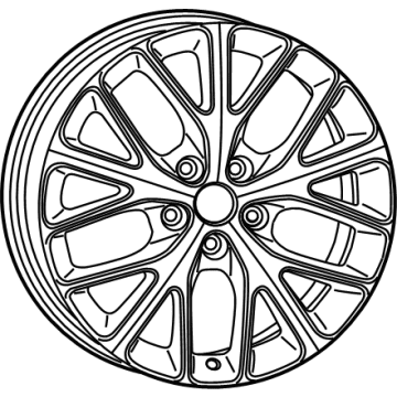 2022 Dodge Durango Spare Wheel - 6XL95AAAAA