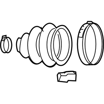 Mopar 4762486 Boot Pkg Inner Cv Left