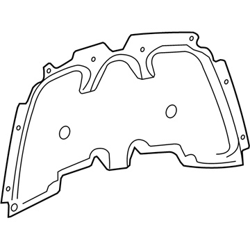 Mopar 55350891AC Pad-Hood