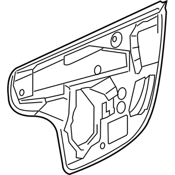 Mopar 5065162AH Shield-Front Door