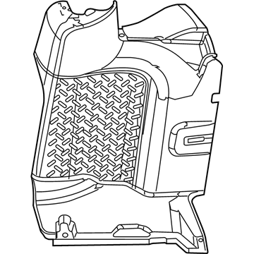 Mopar 1PU12DX9AC Panel-Quarter Inner Lower