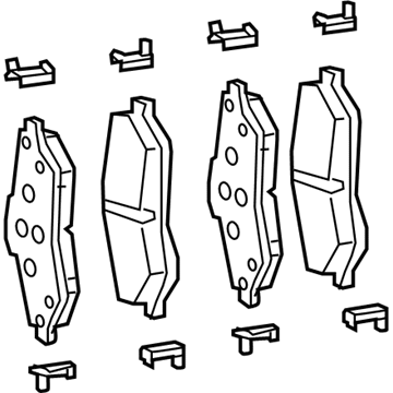 Chrysler Pacifica Brake Pad - 68509081AB