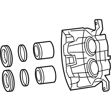 2023 Chrysler Voyager Brake Caliper - 68546278AA