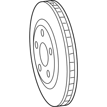 Chrysler Pacifica Brake Disc - 68280438AB