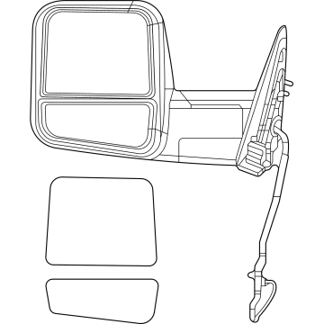 2023 Ram 2500 Car Mirror - 68509659AD