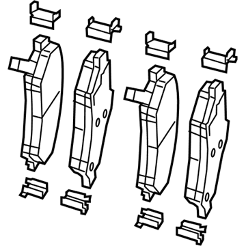 Jeep Cherokee Brake Pad - 68225170AF