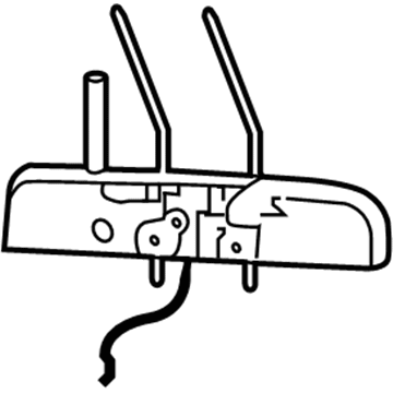 Mopar 68292413AH Mechanism-HEADREST Folding