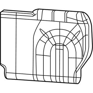 Mopar 7LM25LA3AA COVER-REAR SEAT BACK