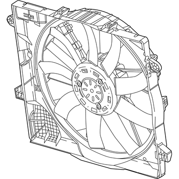 Jeep Engine Cooling Fan - 68282799AE