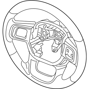 Ram 4500 Steering Wheel - 6WR76TX7AA