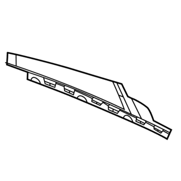 Jeep Compass Door Moldings - 68614956AA