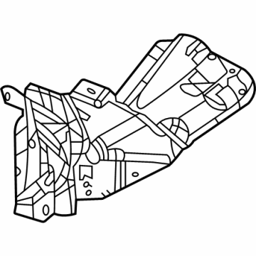 Jeep Grand Cherokee L Exhaust Heat Shield - 68429464AC