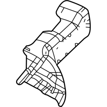 Jeep Grand Cherokee L Exhaust Heat Shield - 68381517AB