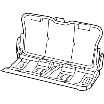 Mopar 68281220AE Frame-Rear Seat Back