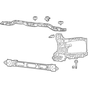 Mopar 68217752AB Panel-Radiator Closure