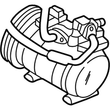 2007 Dodge Caravan A/C Compressor - 5005498AF