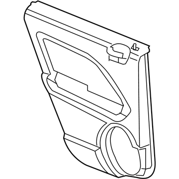 Mopar 1DL42BDAAA Panel-Door Trim Rear