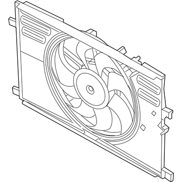 2021 Jeep Renegade Fan Blade - 68552370AA