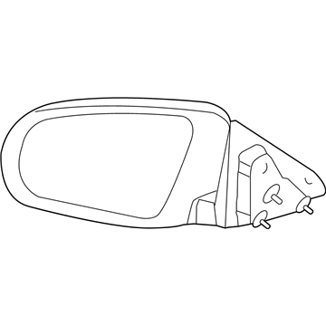 2010 Chrysler Sebring Car Mirror - 1AL031W1AC