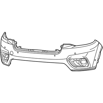 Mopar 68406522AA Front Upper Bumper Cover