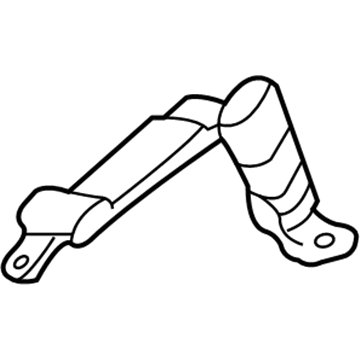 Mopar 5GF291DVAC Rear Inner Left Seat Belt