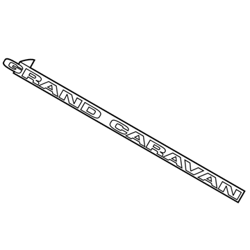 Mopar 5113304AA NAMEPLATE-Grand Caravan