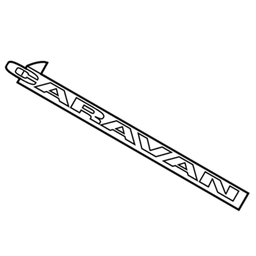 Mopar 5113305AA NAMEPLATE-Caravan