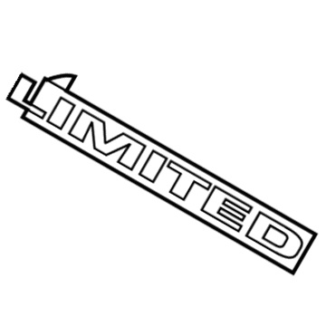 Mopar 5113299AA NAMEPLATE-Limited