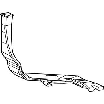 Mopar 68201619AA Duct-Floor