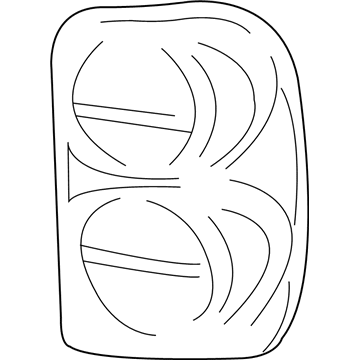 Mopar 55155829AH Lamp-Tail Stop Turn