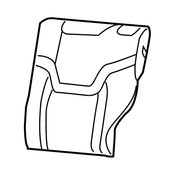 Mopar 7AD42LXHAA Cover-Rear Seat Back