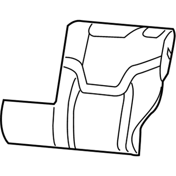 Mopar 7AD46LTUAA Cover-Rear Seat Back