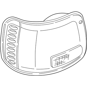 Mopar 4882685 Lamp-Tail Stop Backup