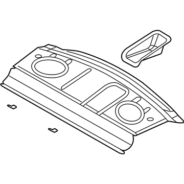 Mopar XR68DW1AG Panel-Shelf