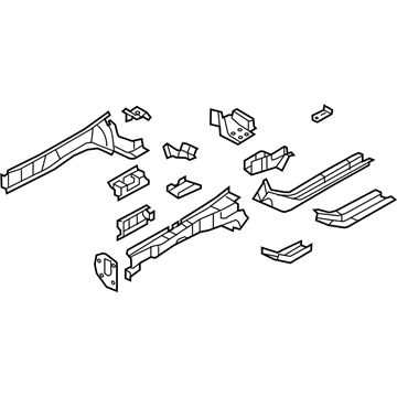 Mopar 5067882AL Rail-Frame Front