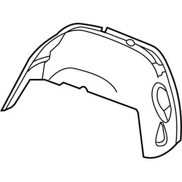 Mopar 55396766AD WHEEL/HOUSE-Rear Inner