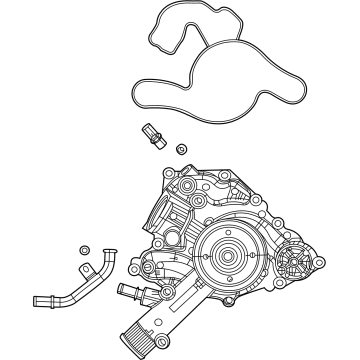 2022 Jeep Grand Wagoneer Water Pump - 68346911AB