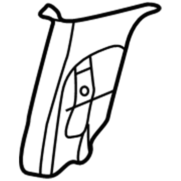 Mopar 5GV02BD1AE Panel-B Pillar Upper Trim