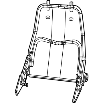 Mopar 68236633AA Frame-Front Seat Back