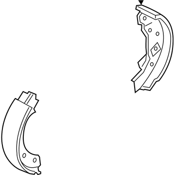 2018 Ram ProMaster City Parking Brake Shoe - 68283192AA