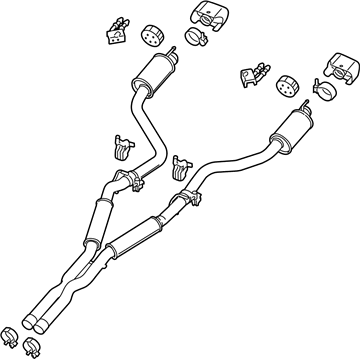 Mopar Muffler - 68453196AC