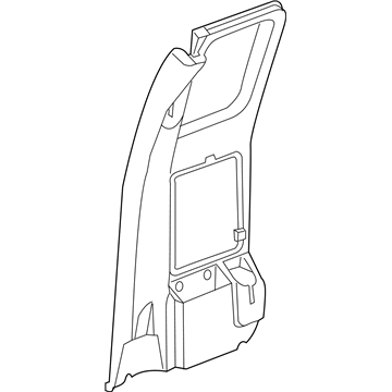 Mopar 5JJ30ZJ8AD Panel-Rear Door Trim