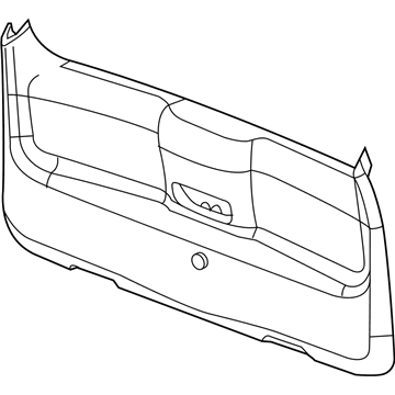 Mopar 1DH27BD1AC Panel-LIFTGATE Lower