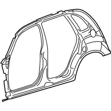 Mopar 5127696AH Panel-Body Side Aperture Complete